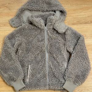 Brand new Abercrombie Sherpa hoodie jacket S